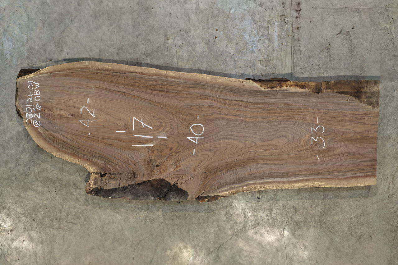 Oregon Black Walnut Slab 030126-04