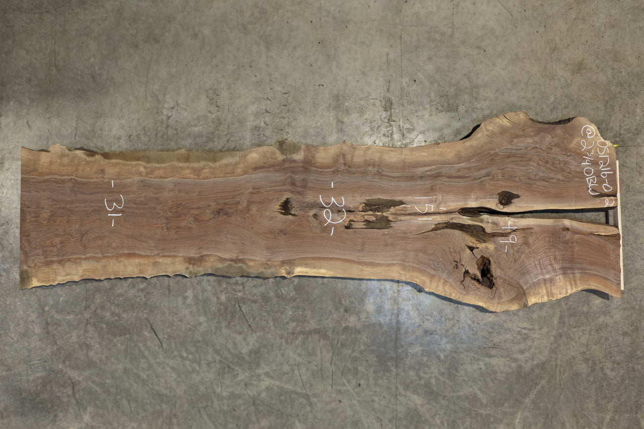 Oregon Black Walnut Slab 051216-02