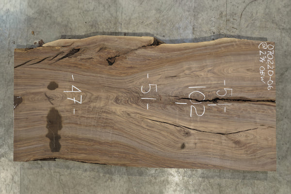 Oregon Black Walnut Slab 070220-06