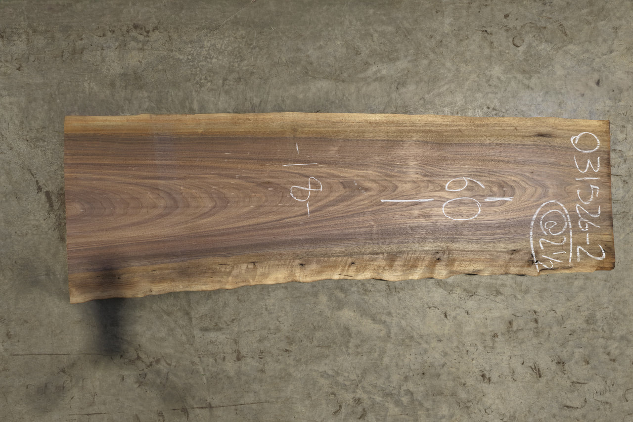 Oregon Black Walnut Slab 031526-2