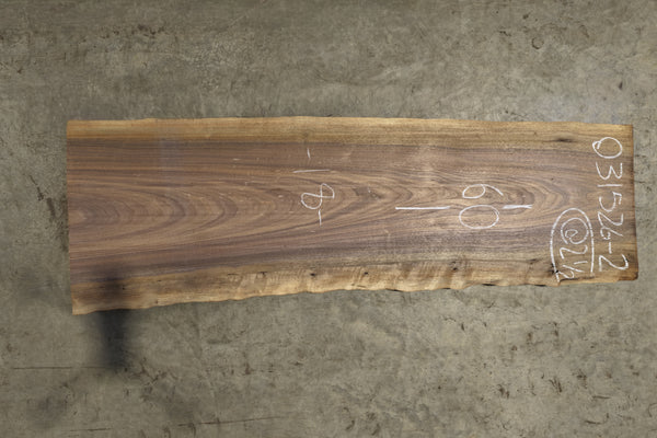Oregon Black Walnut Slab 031526-2