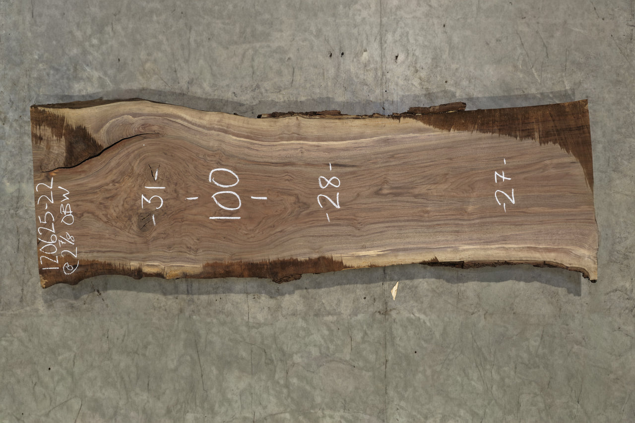 Oregon Black Walnut Slab 120625-22