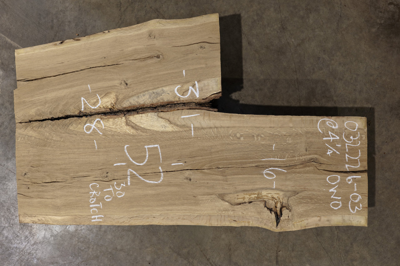 Oregon White Oak Slab 032226-03