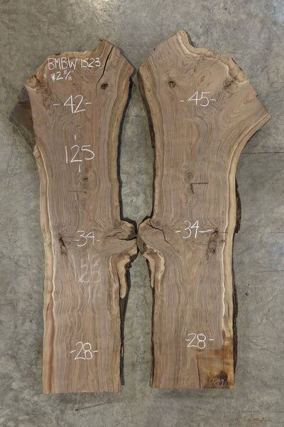 Oregon Black Walnut Bookmatch BMBW-1523