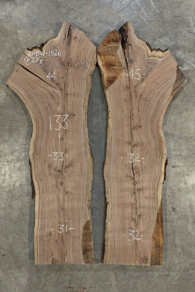 Oregon Black Walnut Bookmatch BMBW-1526