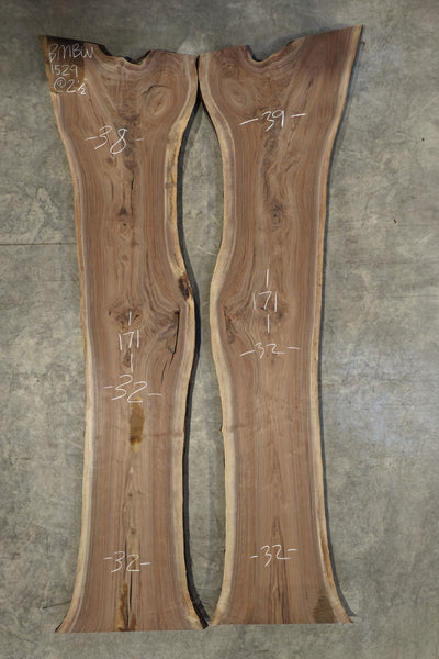 Oregon Black Walnut Bookmatch BMBW-1529