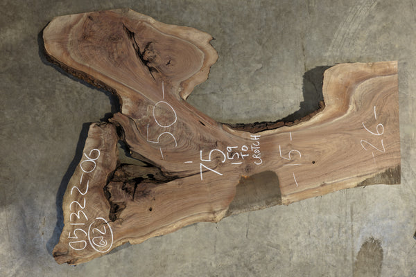 Oregon Black Walnut Slab 051322-06