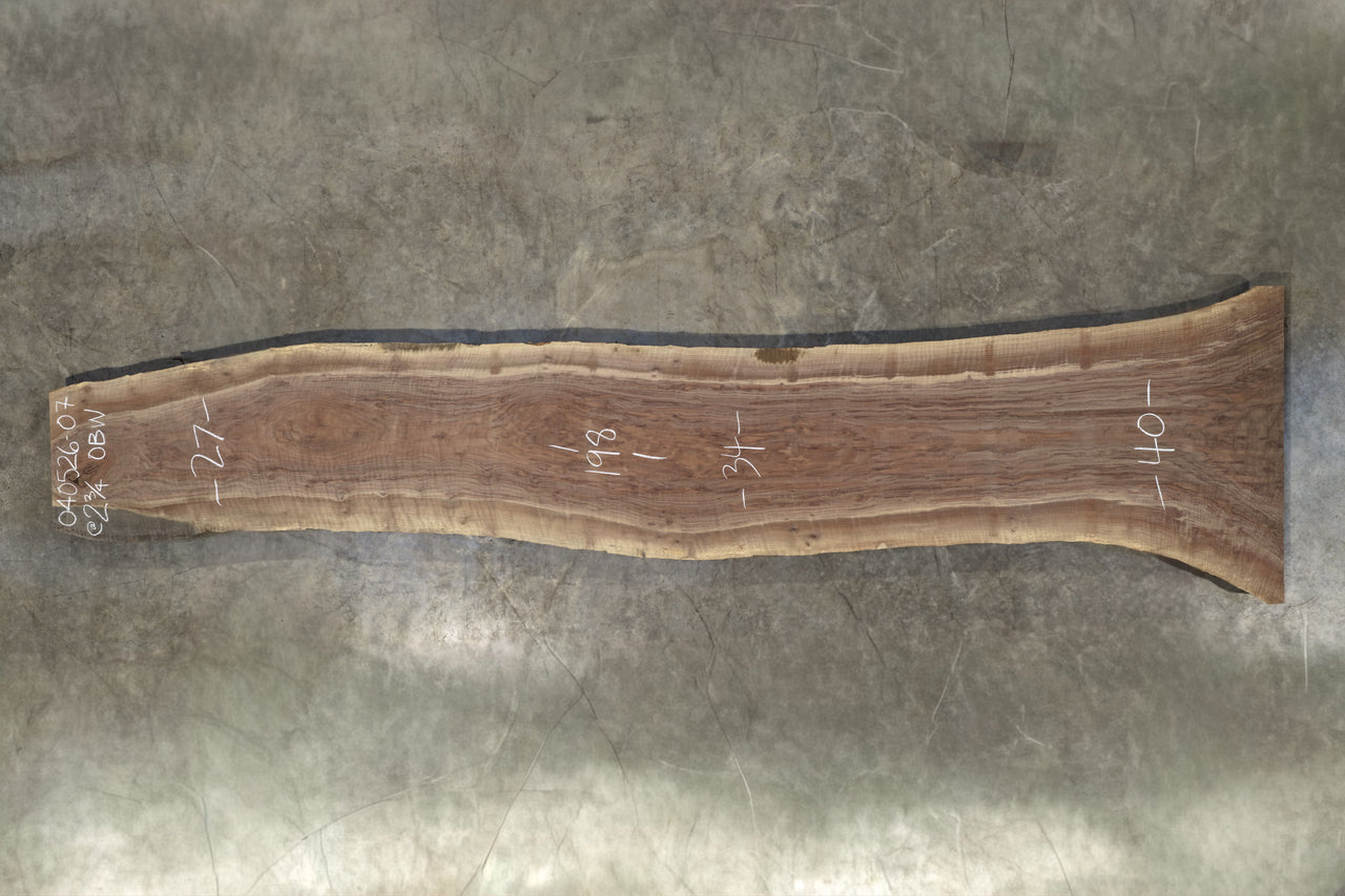 Oregon Black Walnut Slab 040526-07