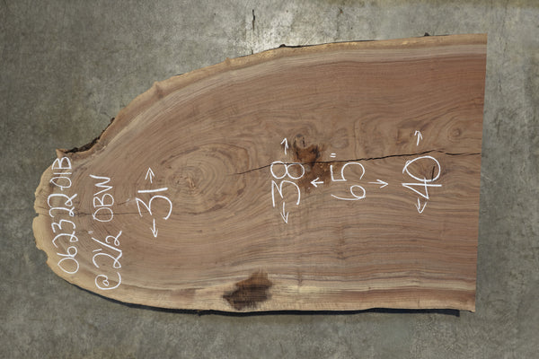 Oregon Black Walnut Slab 062322-01B