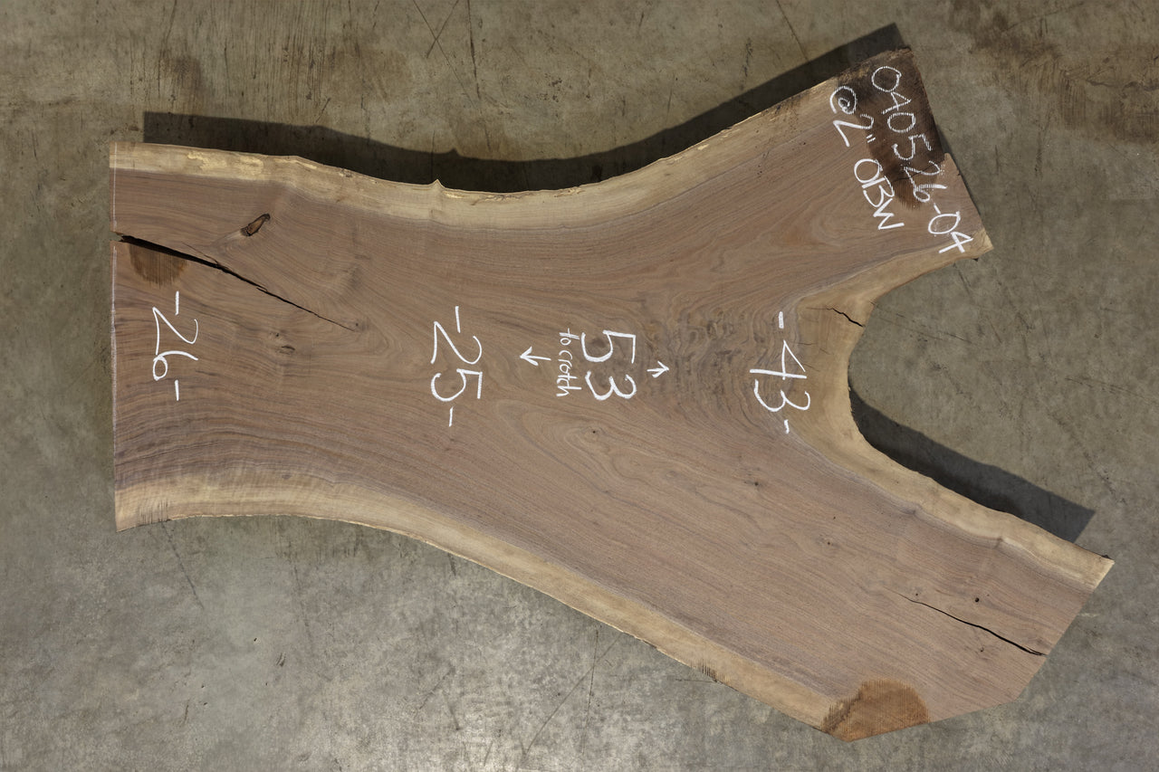Oregon Black Walnut Slab 040526-04