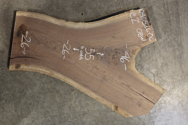 Oregon Black Walnut Slab 040526-06