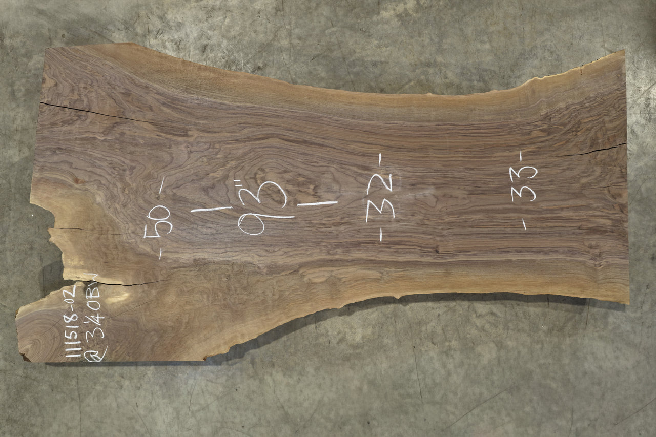 Oregon Black Walnut Slab 111518-02
