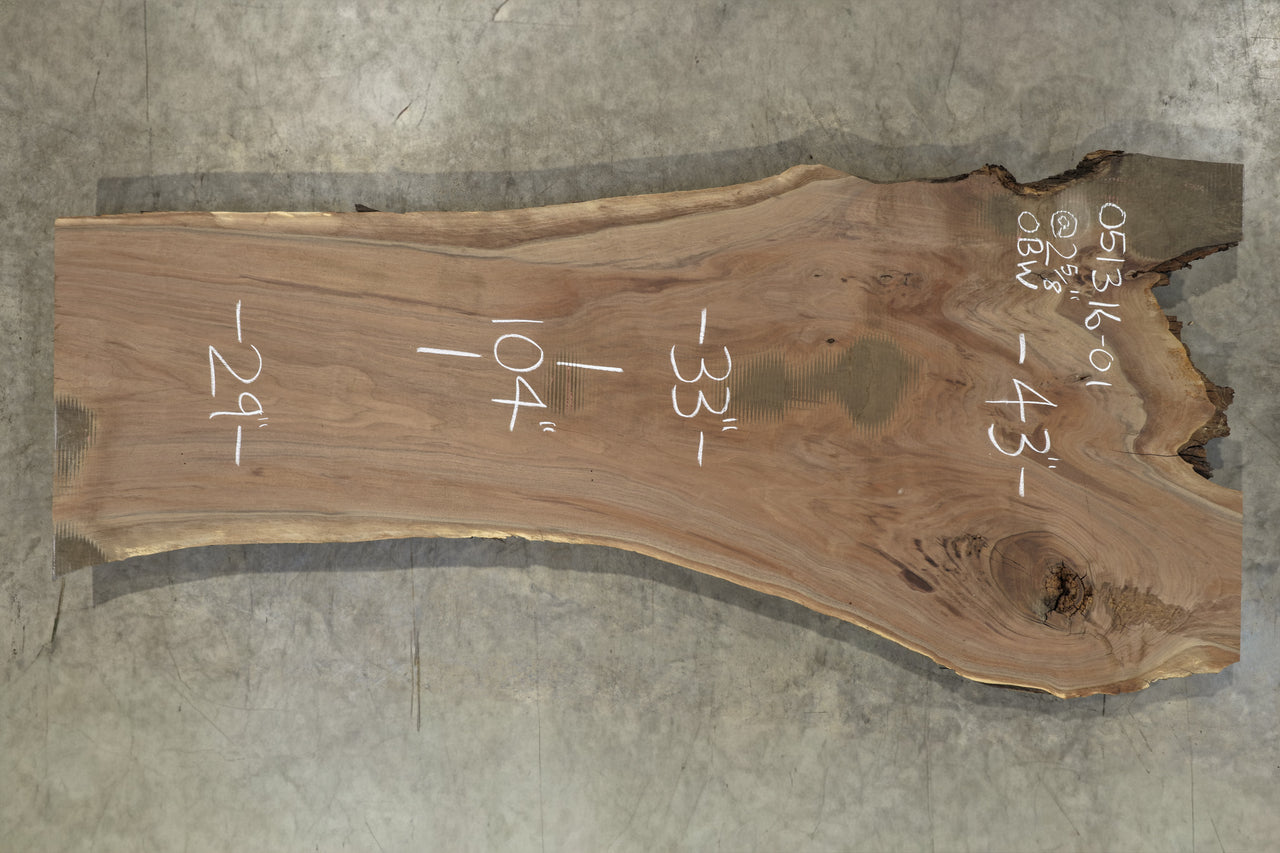 Oregon Black Walnut Slab 051316-01