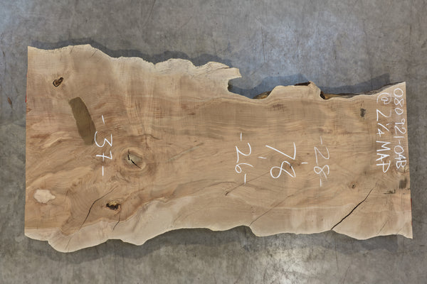 Big Leaf Maple Slab 080921-04B