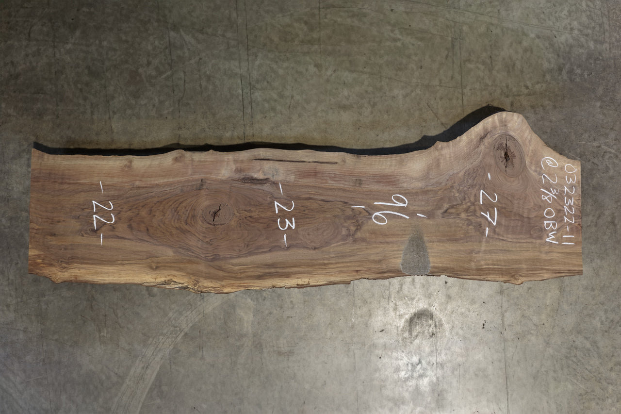 Oregon Black Walnut Slab 032322-11