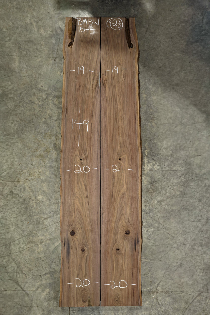Oregon Black Walnut Bookmatch BMBW-1544