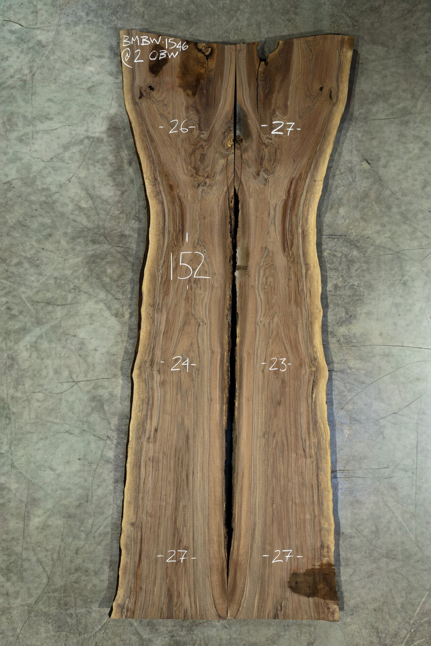 Oregon Black Walnut Bookmatch BMBW-1546