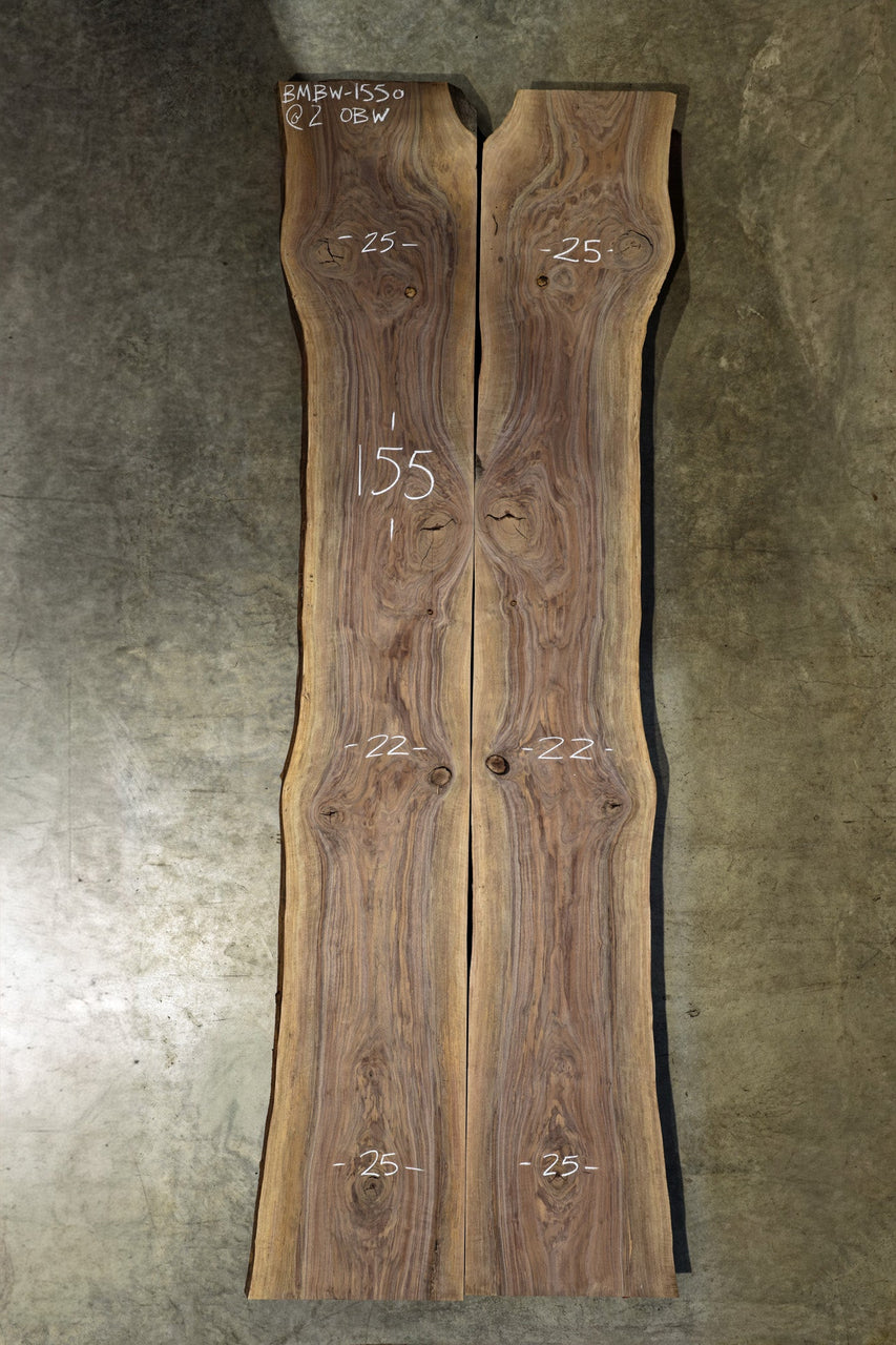 Oregon Black Walnut Bookmatch BMBW-1550