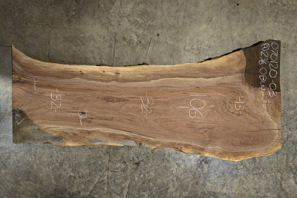 Oregon Black Walnut Slab 070120-03