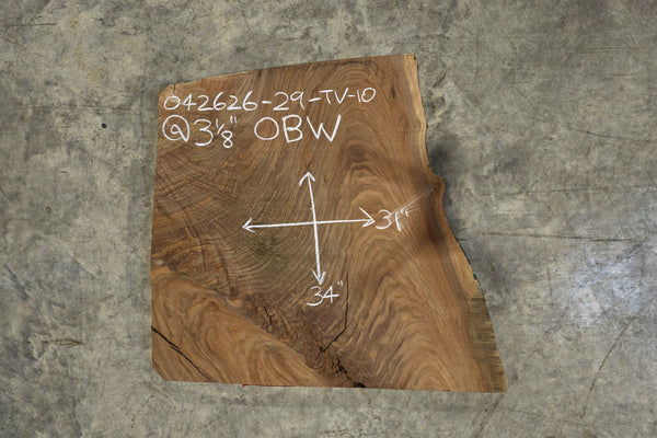 Oregon Black Walnut Slab 042626-29-TV-10