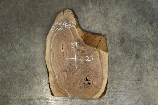 Oregon Black Walnut Slab 050326-18