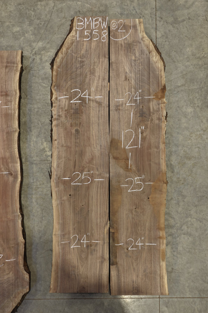 Oregon Black Walnut Bookmatch BMBW-1558