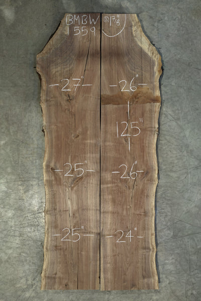Oregon Black Walnut Bookmatch BMBW-1559