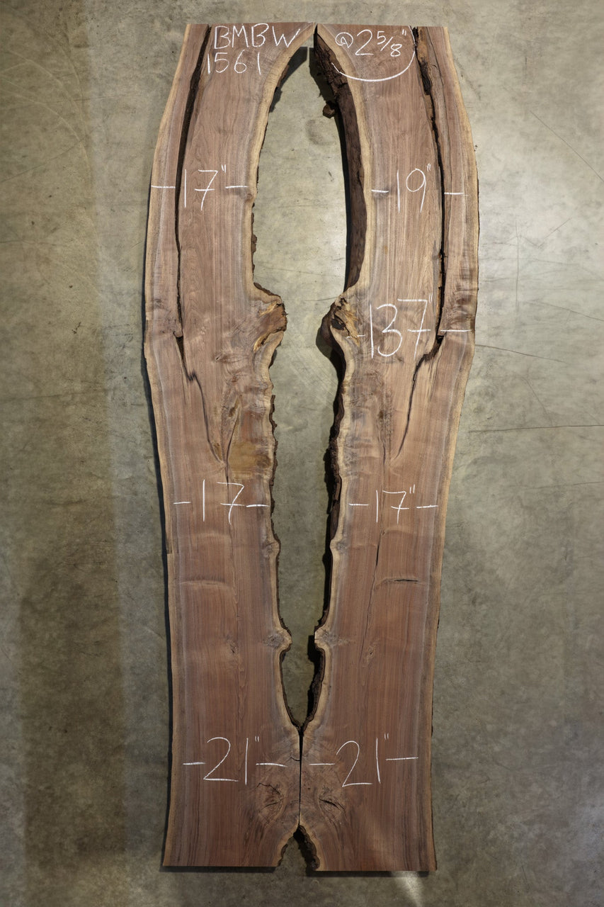 Oregon Black Walnut Bookmatch BMBW-1561
