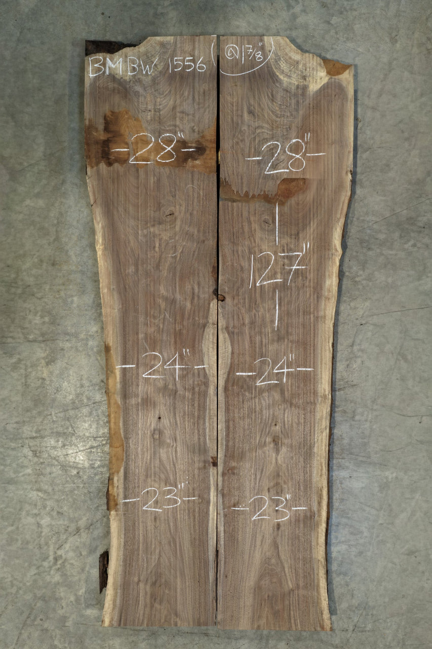 Oregon Black Walnut Bookmatch BMBW-1556