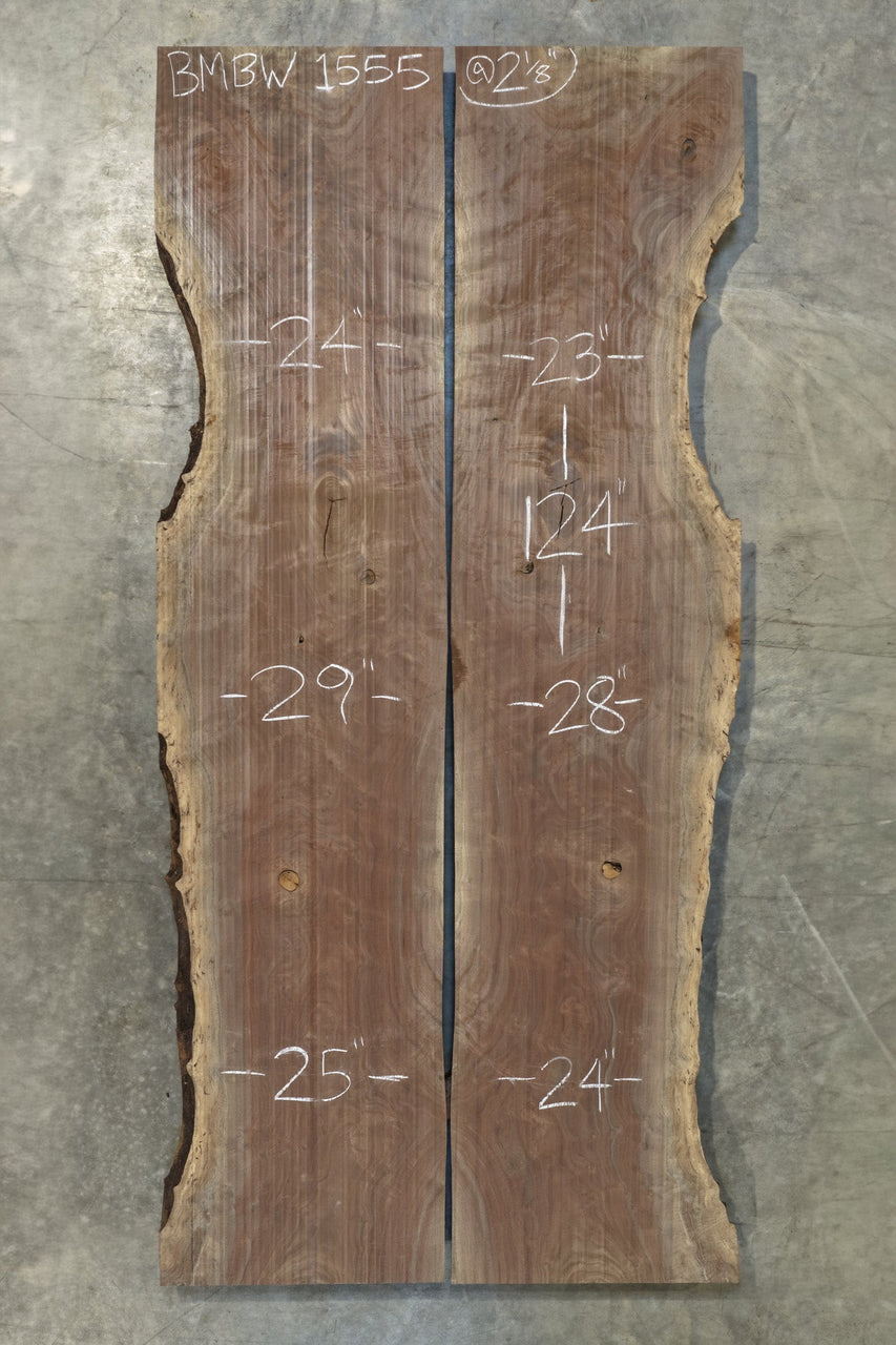 Oregon Black Walnut Bookmatch BMBW-1555