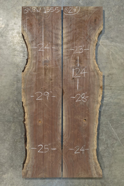 Oregon Black Walnut Bookmatch BMBW-1555