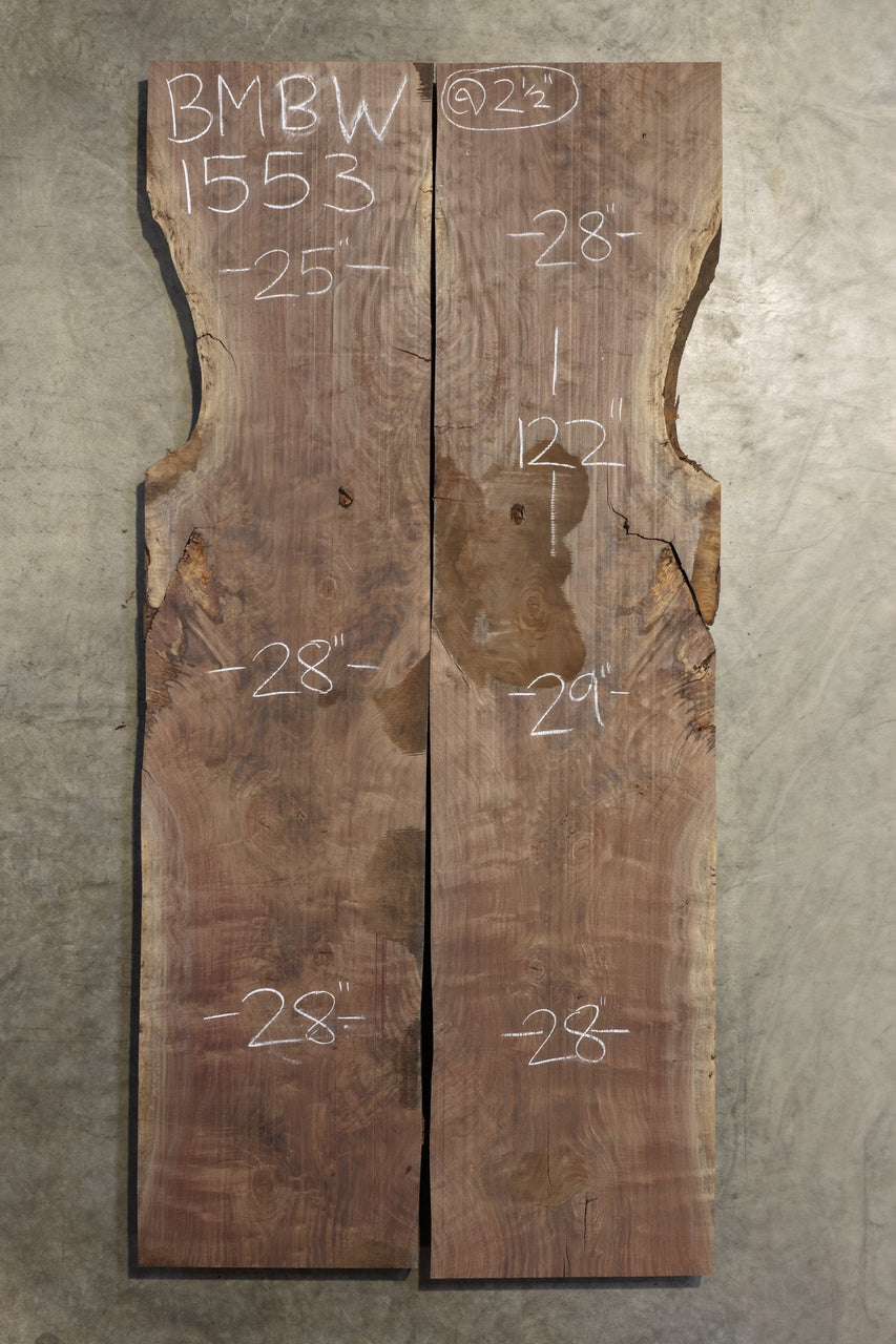 Oregon Black Walnut Bookmatch BMBW-1553