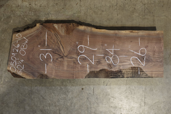 Oregon Black Walnut Slab 050926-10