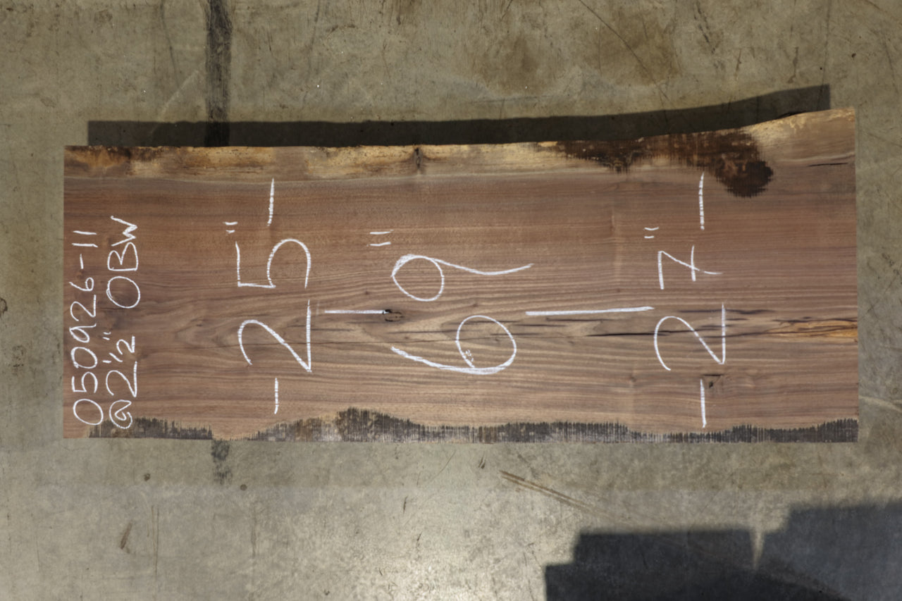 Oregon Black Walnut Slab 050926-11