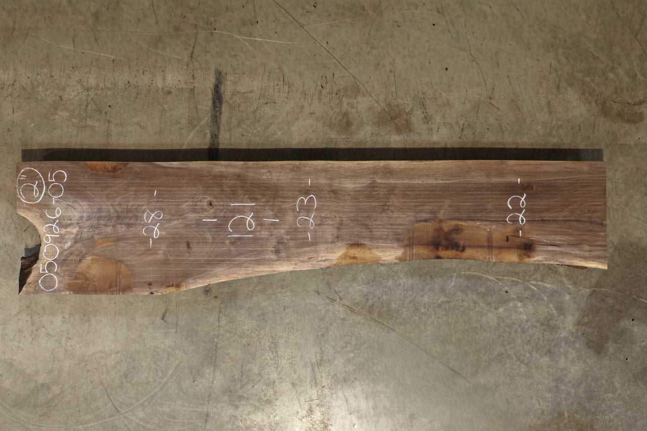 Oregon Black Walnut Slab 050926-05