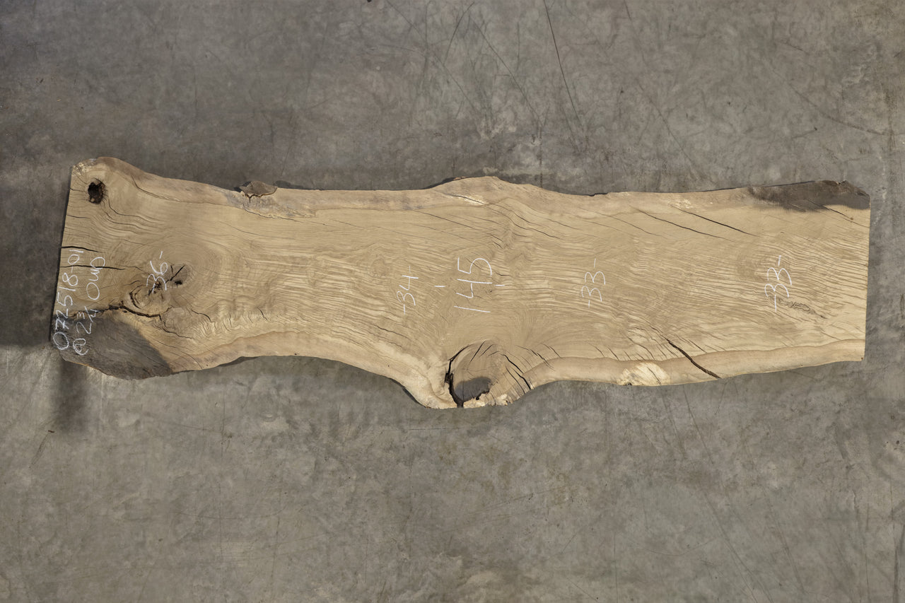 Oregon White Oak Slab 072518-01