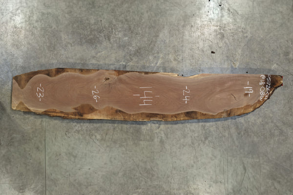 Oregon Black Walnut Slab 051726-04