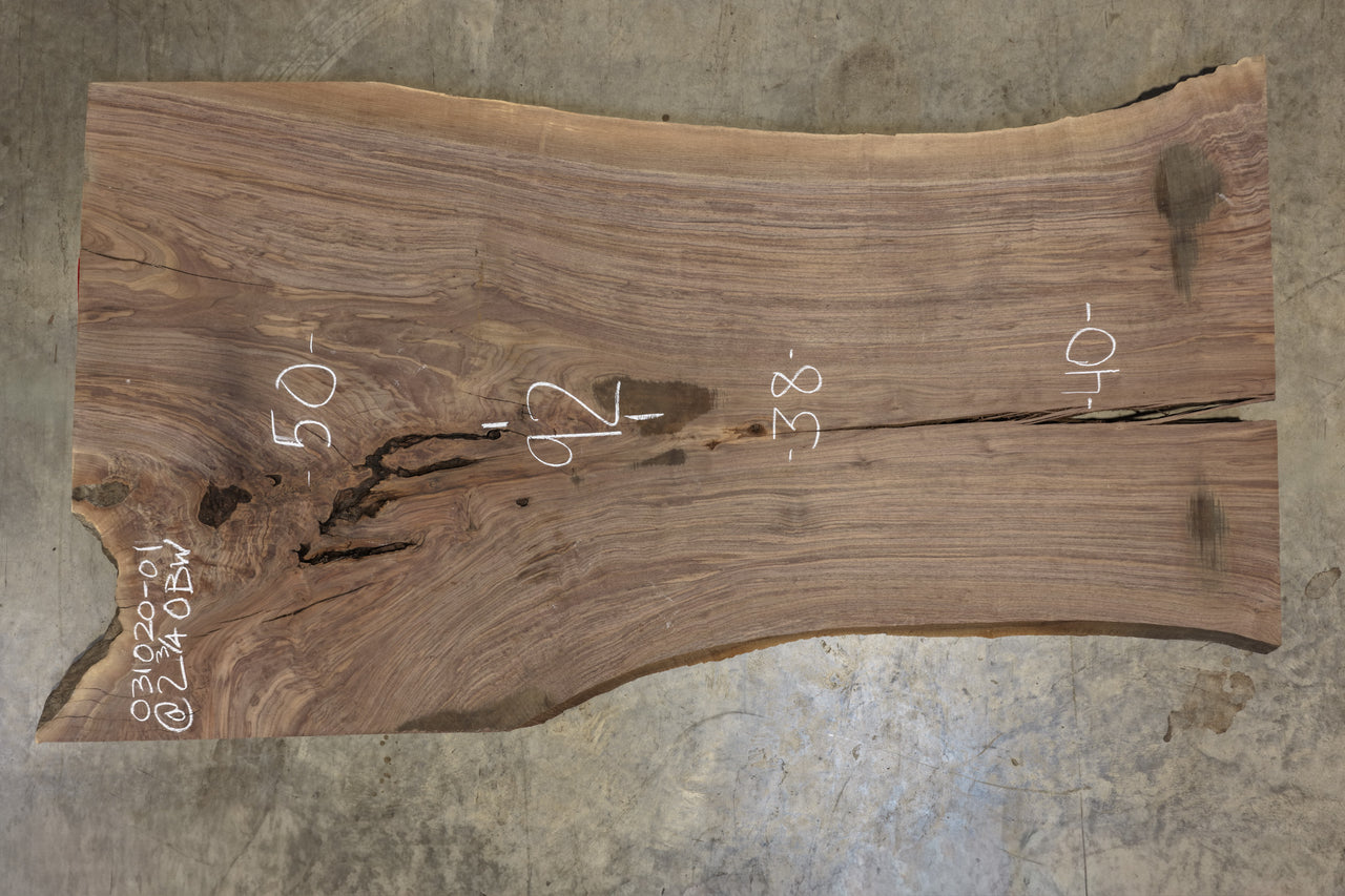 Oregon Black Walnut Slab 031020-01