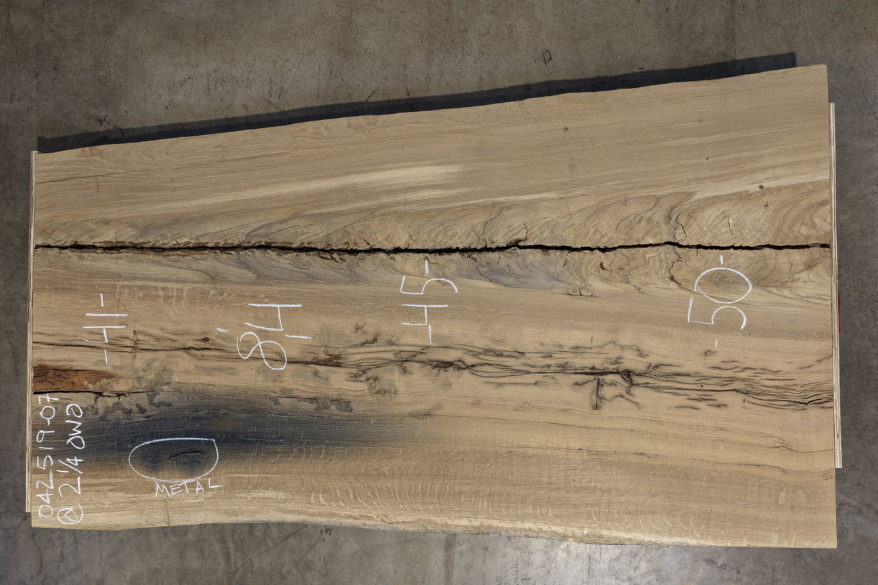 Oregon White Oak Slab 042519-07
