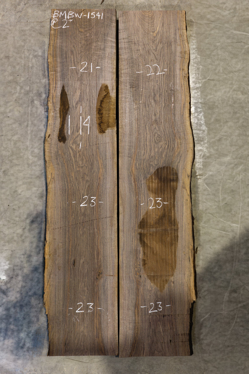 Oregon Black Walnut Bookmatch BMBW-1541