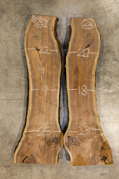 Oregon Black Walnut Bookmatch BMBW-1532
