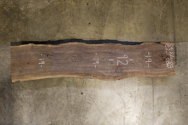 Oregon Black Walnut Slab 041826-05