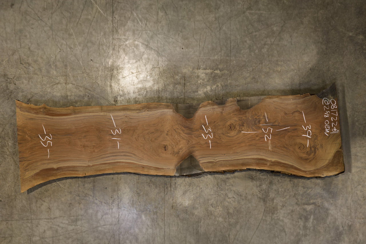 Oregon Black Walnut Slab 081722-01