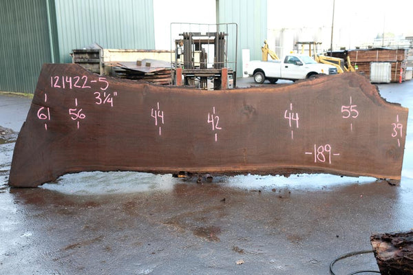 Oregon Black Walnut Slab 121422-05