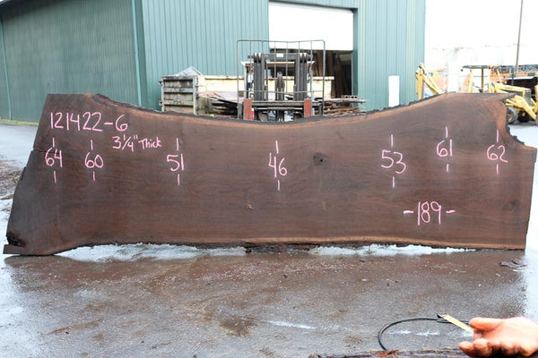 Oregon Black Walnut Slab 121422-06