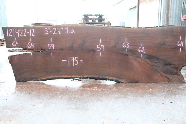 Oregon Black Walnut Slab 121422-12