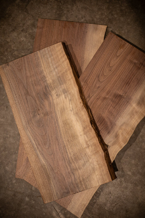 Oregon Black Walnut Live Edge Pack (3)