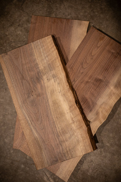 Oregon Black Walnut Live Edge Pack (3)