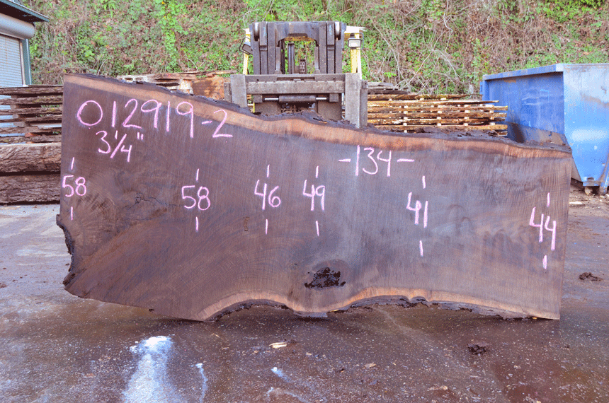 012919-02 Oregon Black Walnut Slab