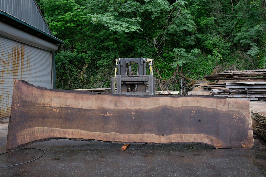 Oregon Black Walnut Slab 052418-02
